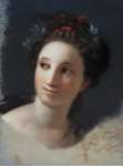 Carriera Rosalba Female Head with a Ribbon and Laurels In the Hair - Hermitage